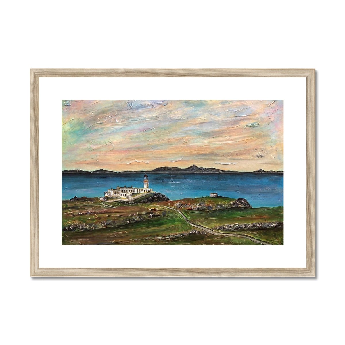 Neist Point Skye Painting | Framed &amp; Mounted Prints From Scotland