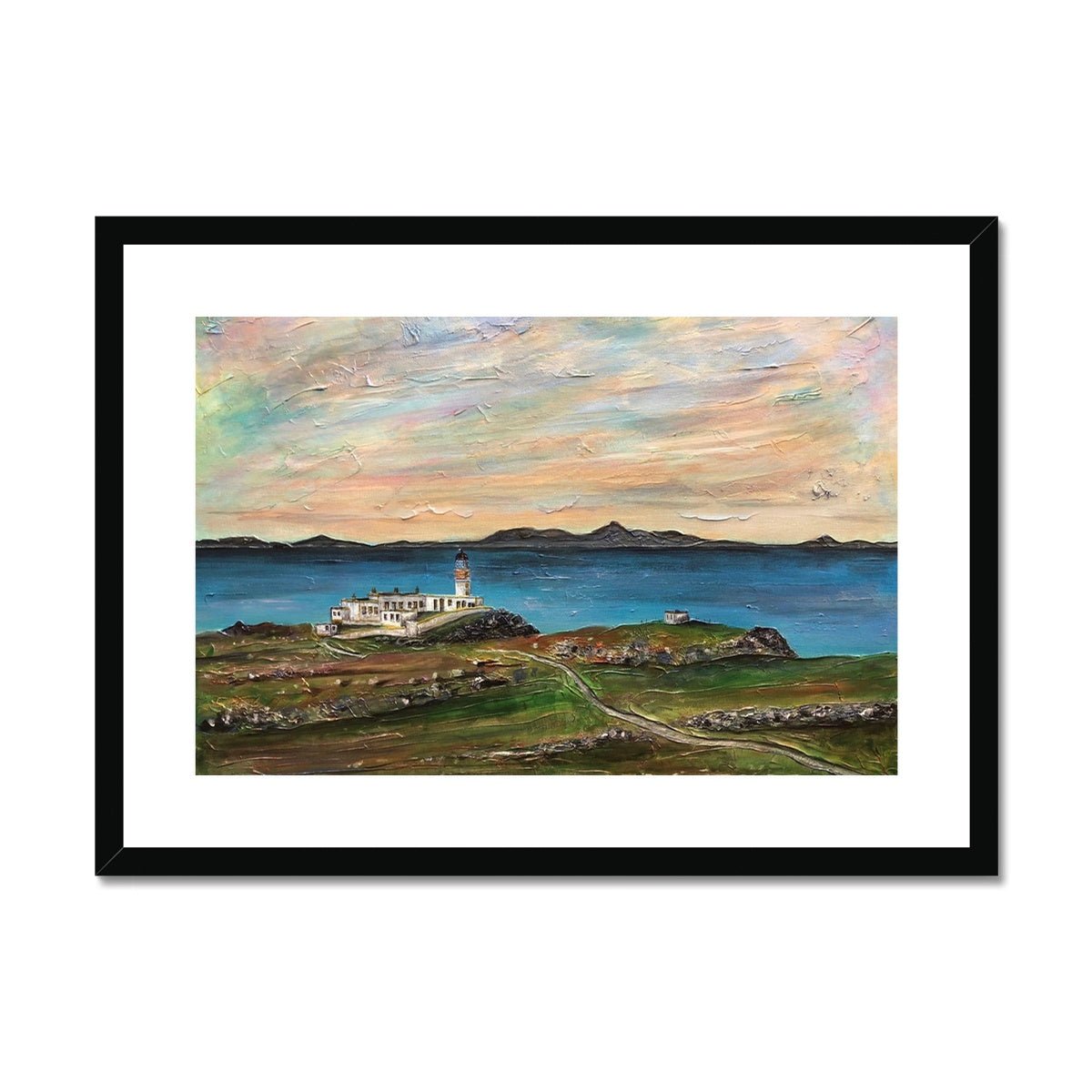 Neist Point Skye Painting | Framed & Mounted Prints From Scotland