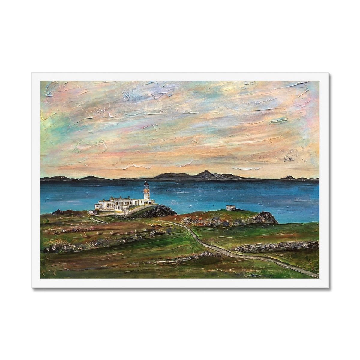 Neist Point Skye Painting | Framed Prints From Scotland