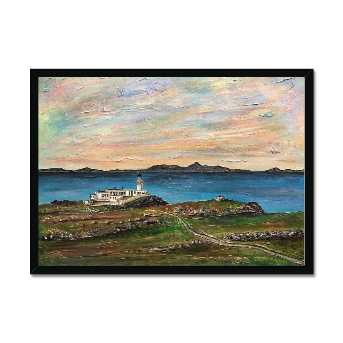 Neist Point Skye Painting | Framed Prints From Scotland