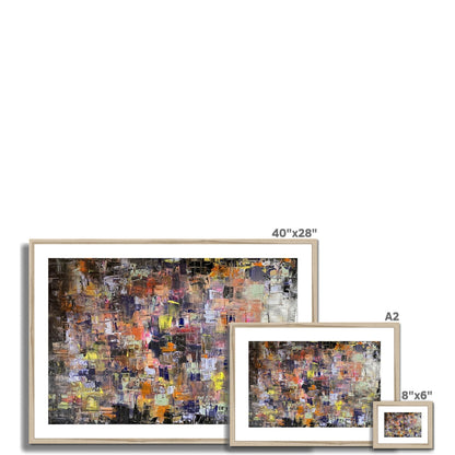 Never Enough Abstract Painting | Framed &amp; Mounted Prints From Scotland