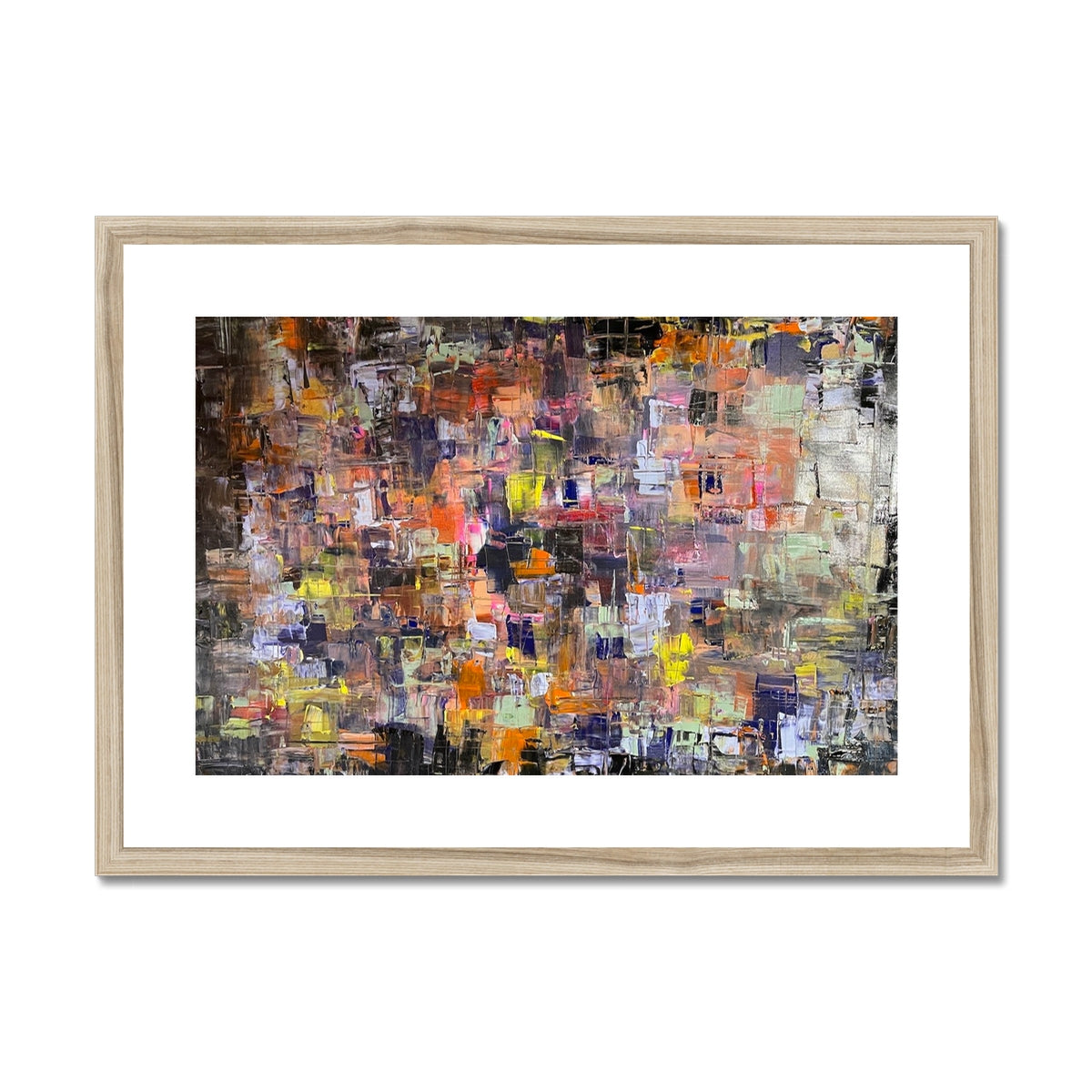 Never Enough Abstract Painting | Framed & Mounted Prints From Scotland