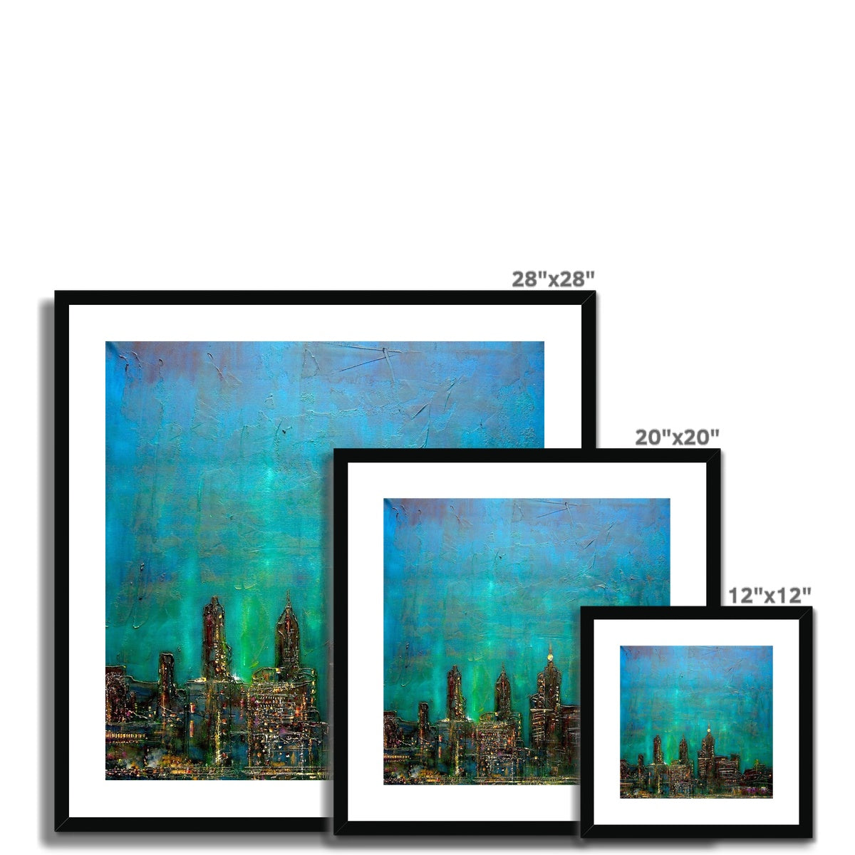 New York Nights Painting | Framed &amp; Mounted Prints From Scotland