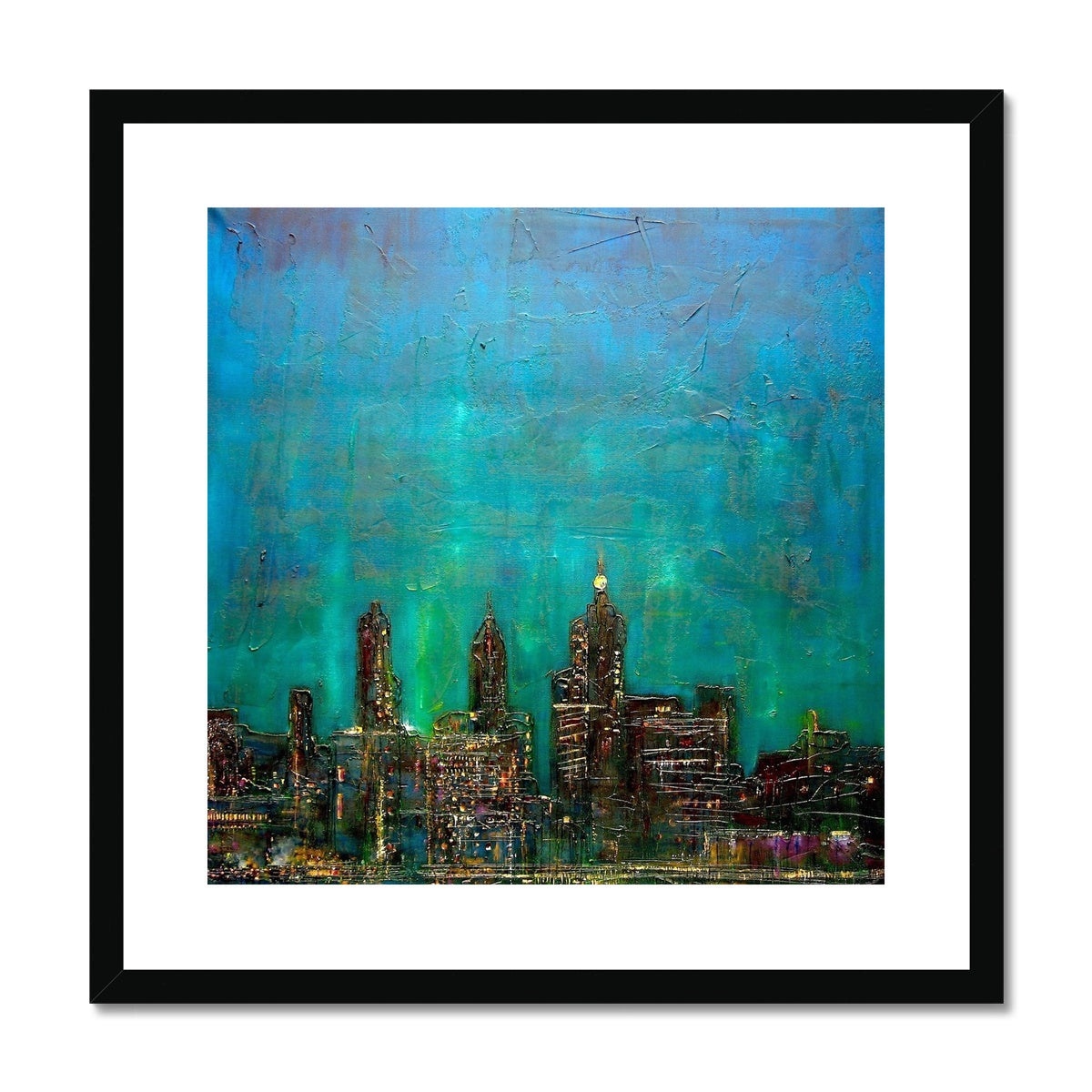 New York Nights Painting | Framed & Mounted Prints From Scotland