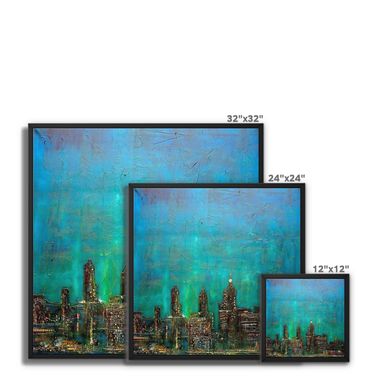 New York Nights Painting | Framed Canvas Prints From Scotland