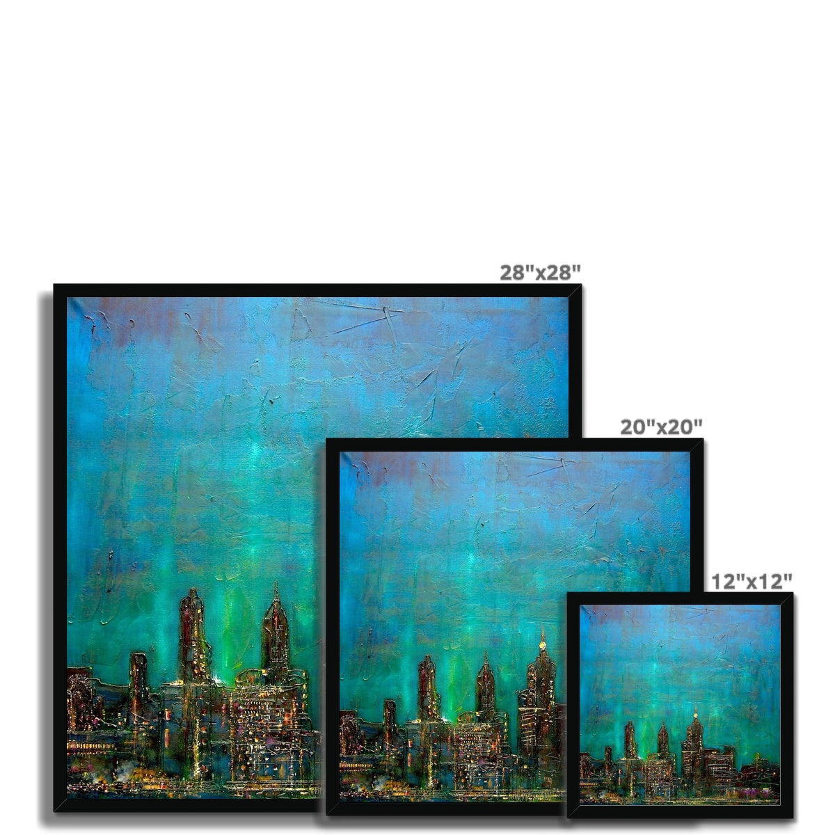 New York Nights Painting | Framed Prints From Scotland