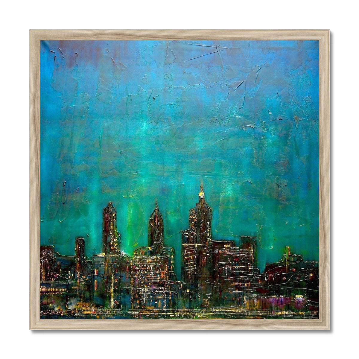 New York Nights Painting | Framed Prints From Scotland