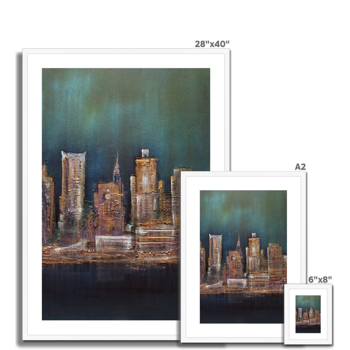 New York West Side Painting | Framed & Mounted Prints From Scotland