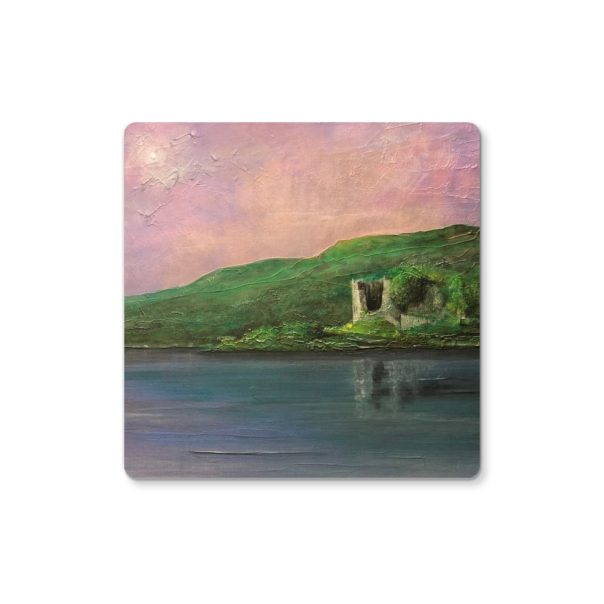 Old Castle Lachlan | Scottish Art Gifts | Coaster