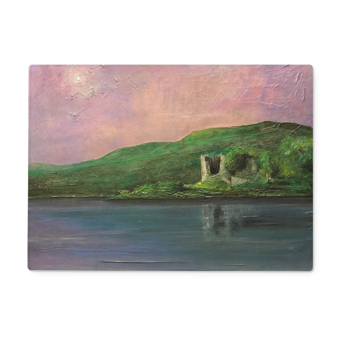 Old Castle Lachlan Art Gifts Glass Chopping Board