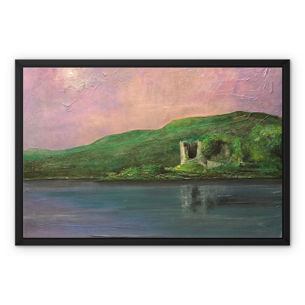 Old Castle Lachlan Painting | Framed Canvas From Scotland