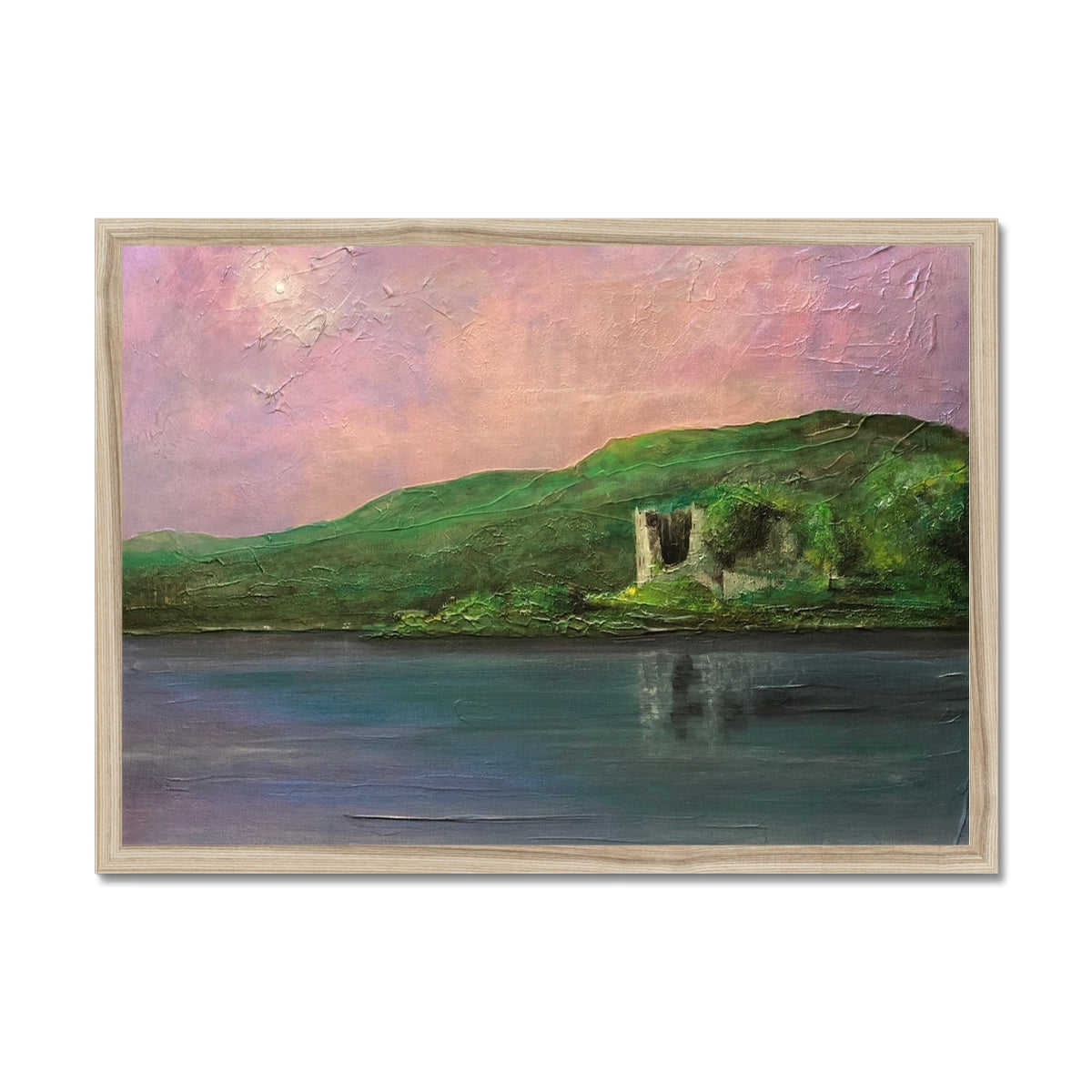 Old Castle Lachlan Painting | Framed Prints From Scotland