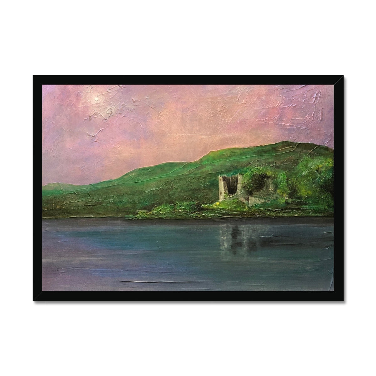 Old Castle Lachlan Painting | Framed Prints From Scotland