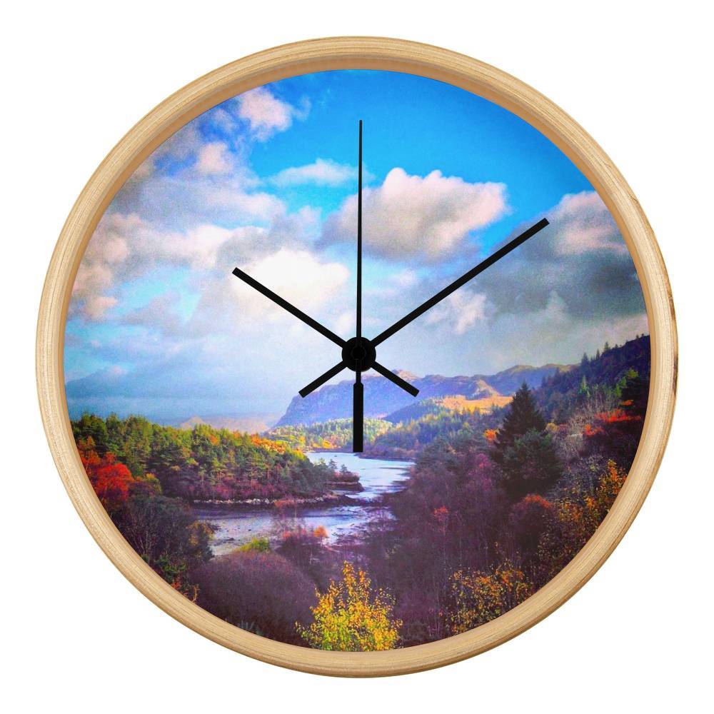 Plockton | Wall Art Clock | Scotland