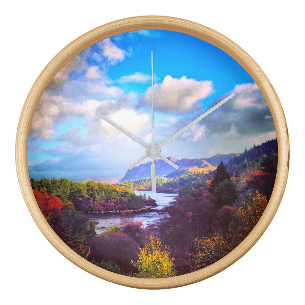 Plockton | Wall Art Clock | Scotland