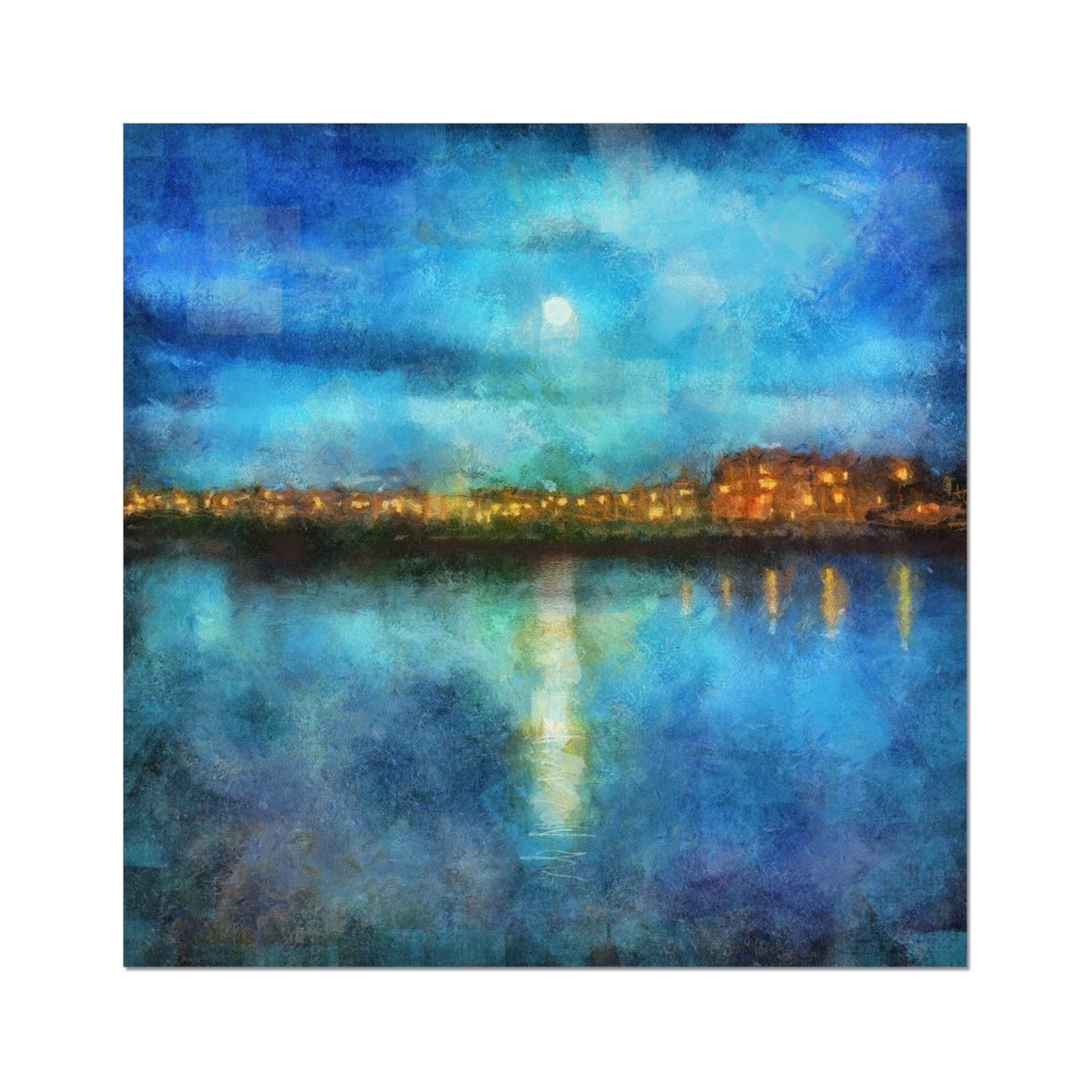 Portobello Moonlight Edinburgh Painting | Fine Art Prints From Scotland