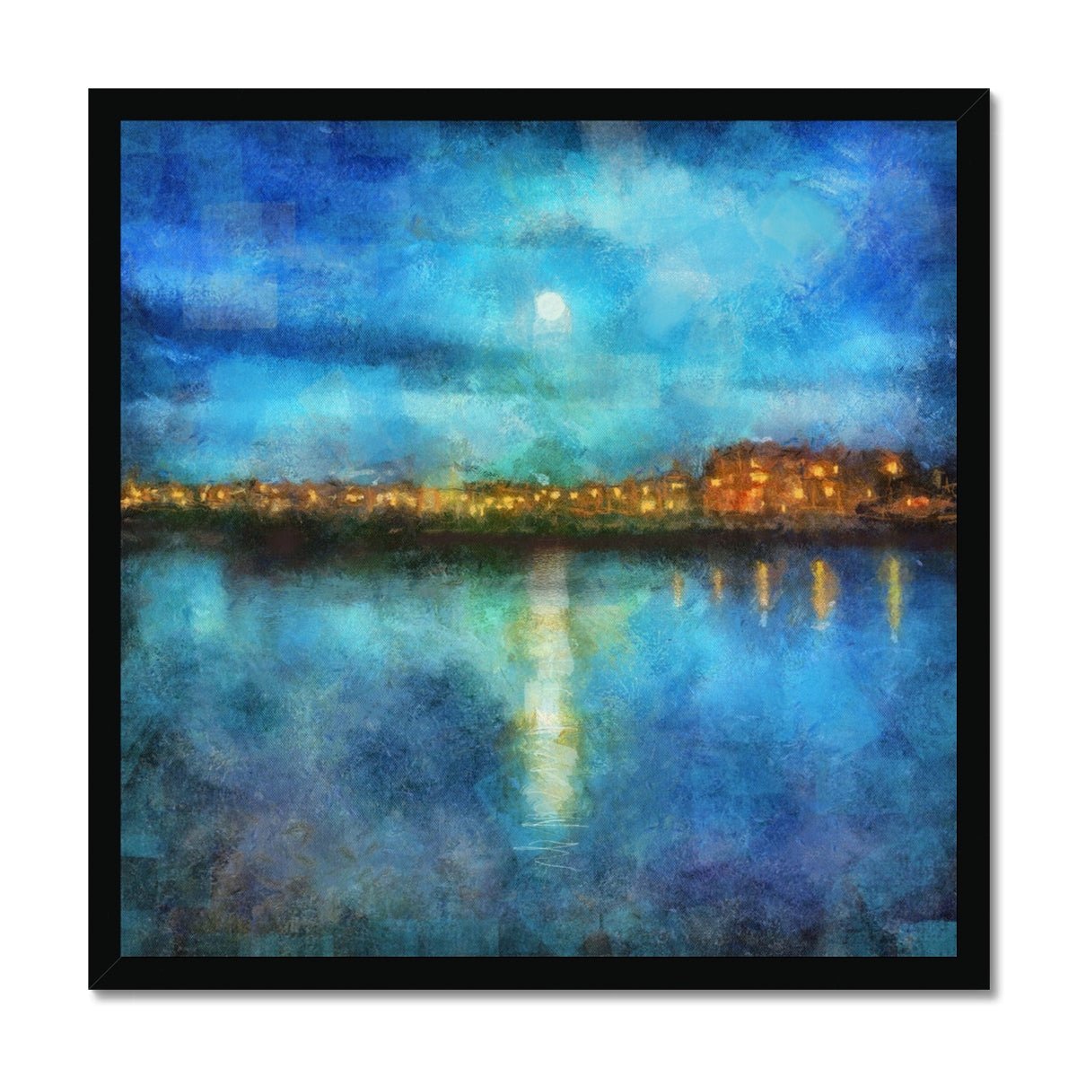 Portobello Moonlight Edinburgh Painting | Framed Prints From Scotland