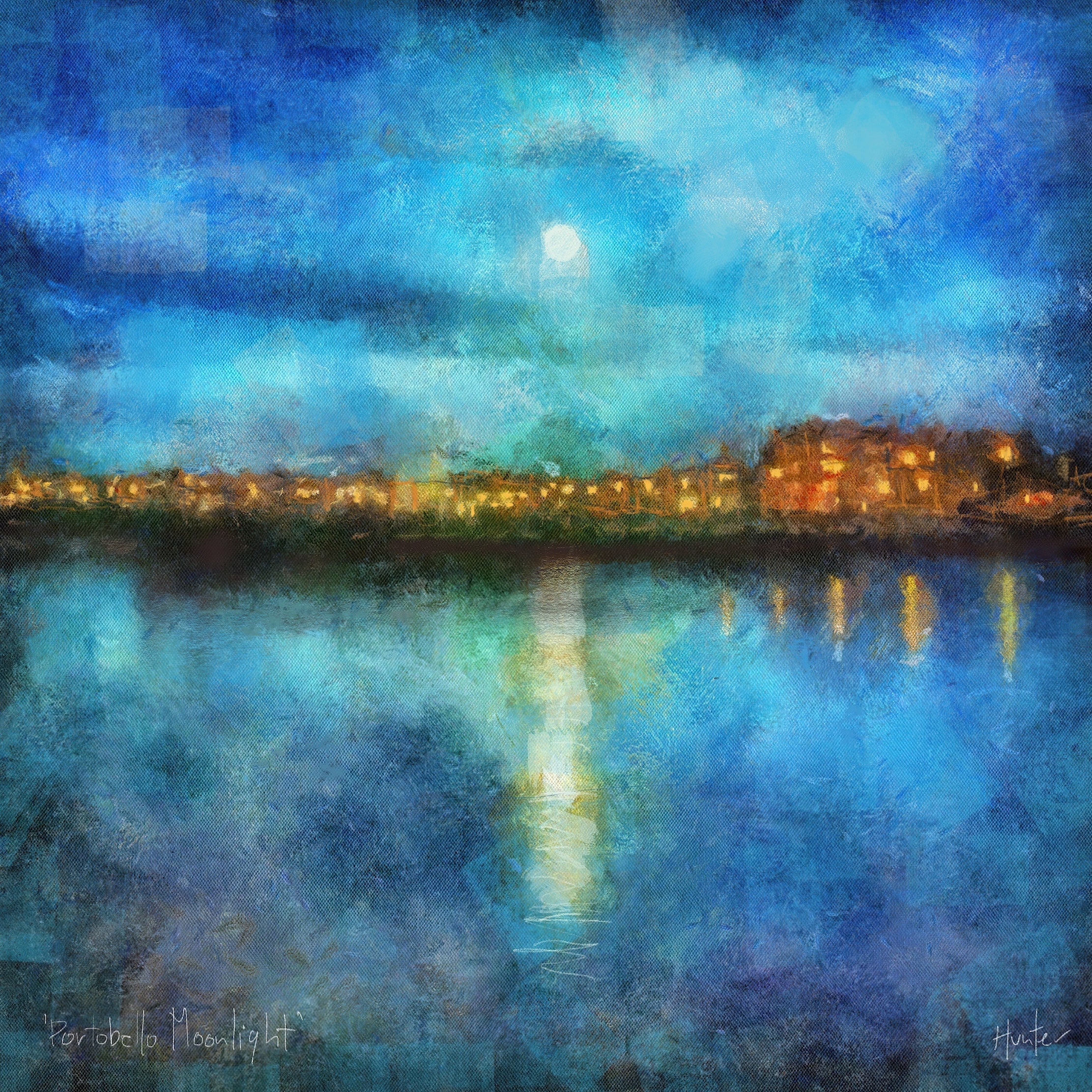 Portobello Moonlight | Scotland In Your Pocket Art Print