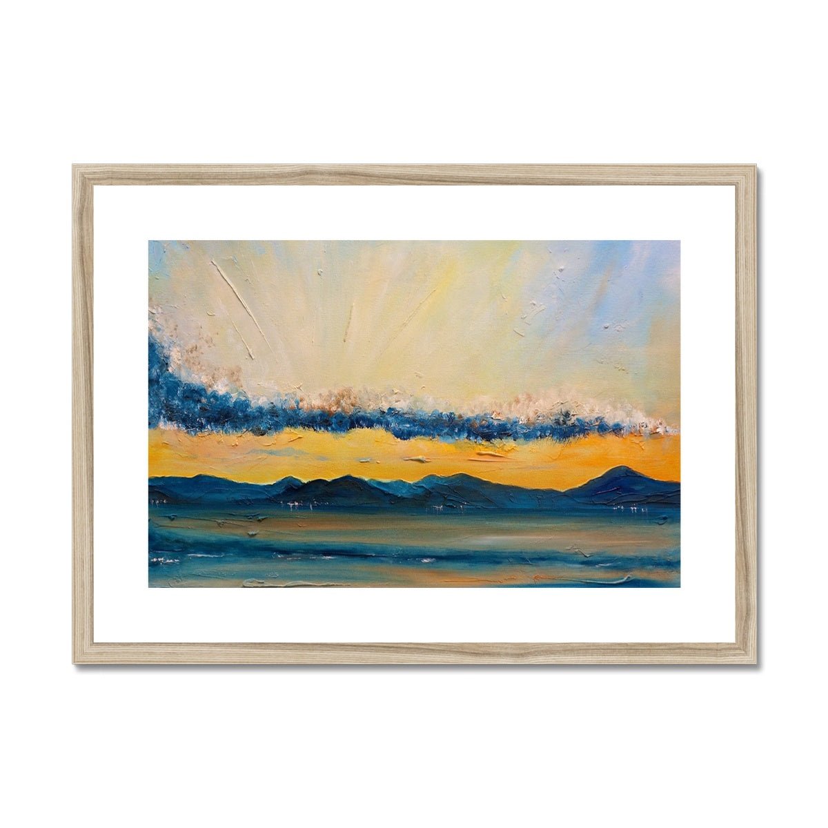 River Clyde From Skelmorlie Painting | Framed & Mounted Prints From Scotland