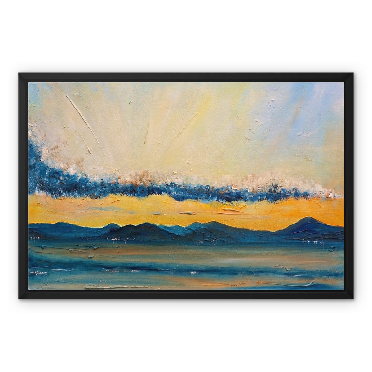 River Clyde From Skelmorlie Painting | Framed Canvas From Scotland