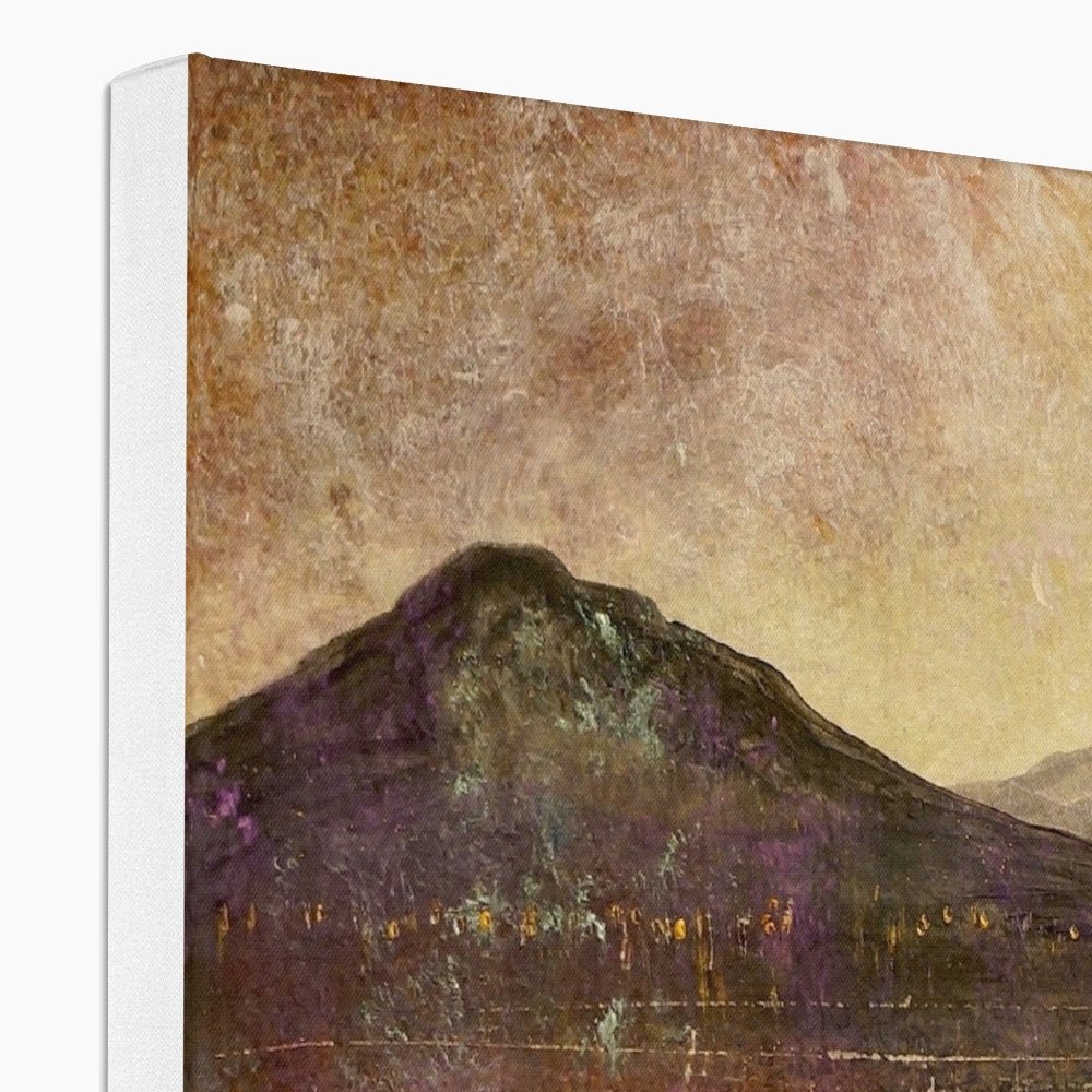 River Clyde Winter Dusk Painting | Canvas From Scotland