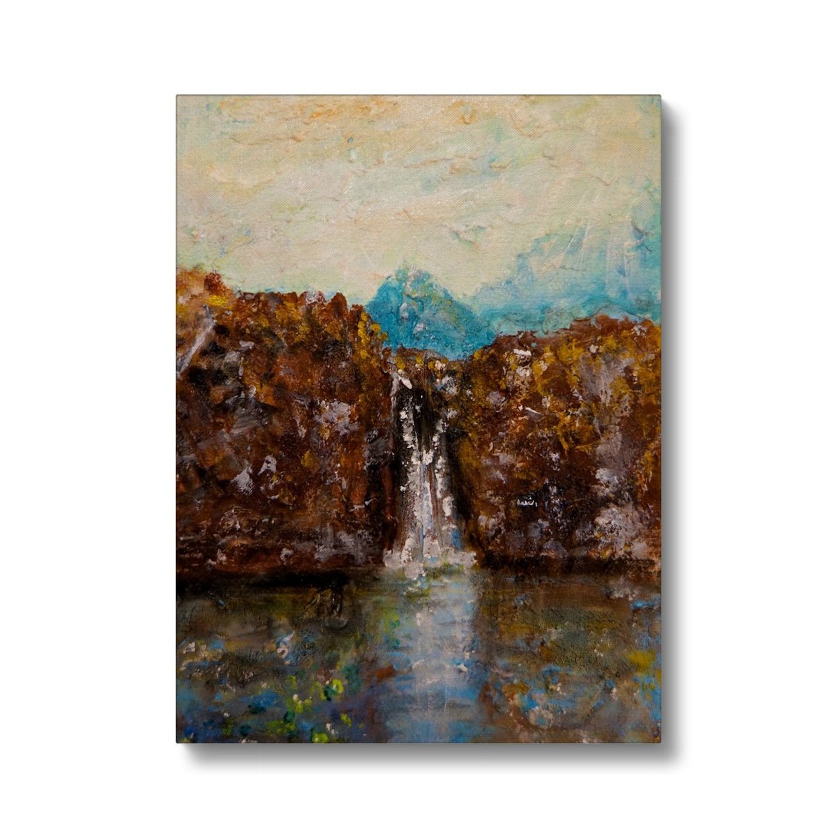 Skye Fairy Pools Painting | Canvas From Scotland