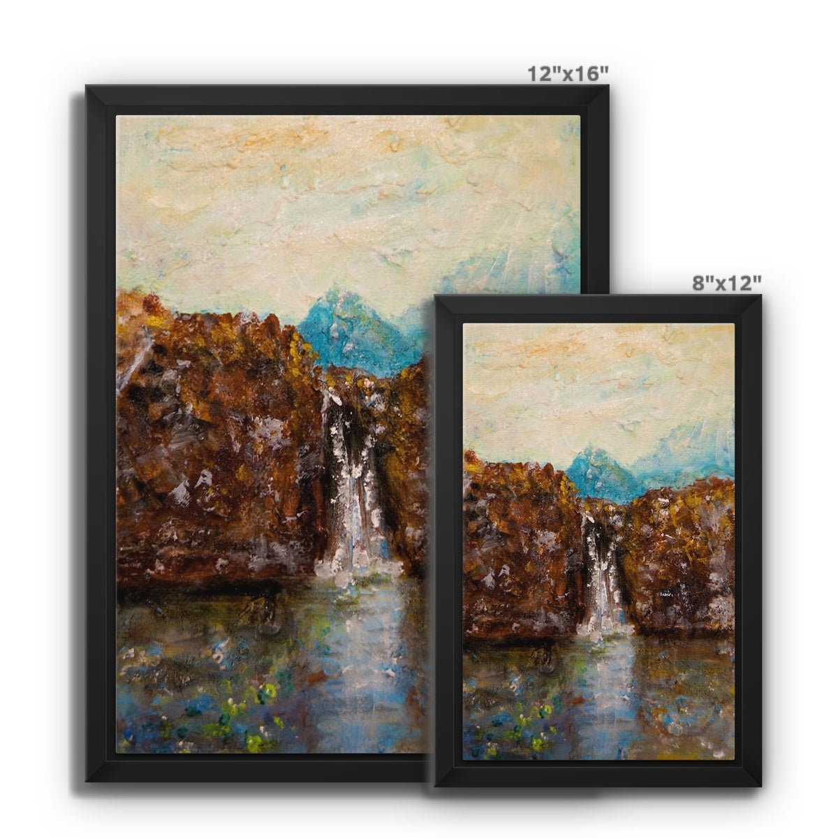 Skye Fairy Pools Painting | Framed Canvas Prints From Scotland