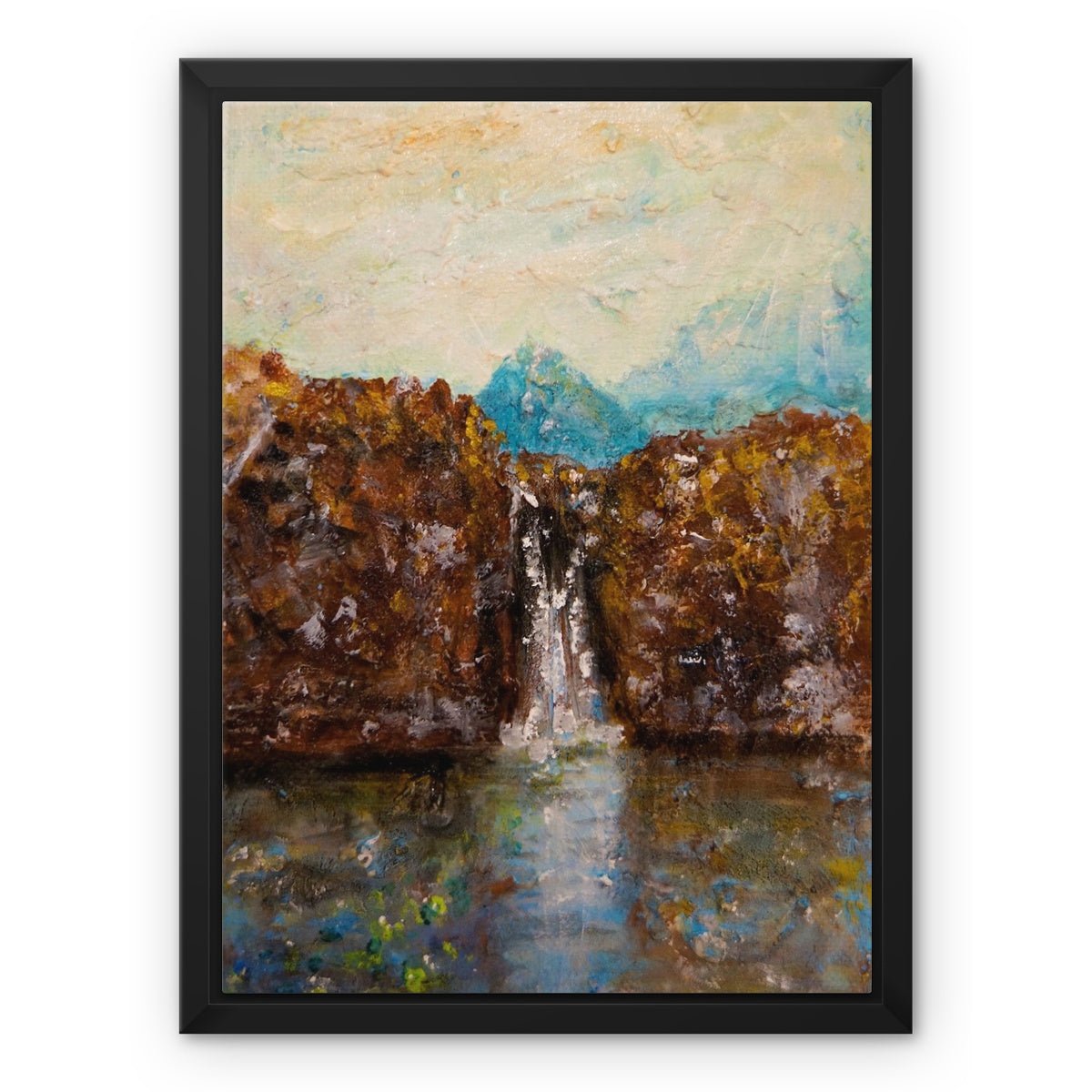 Skye Fairy Pools Painting | Framed Canvas From Scotland