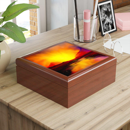 Skye Sunset | Art Jewellery Box | Scotland