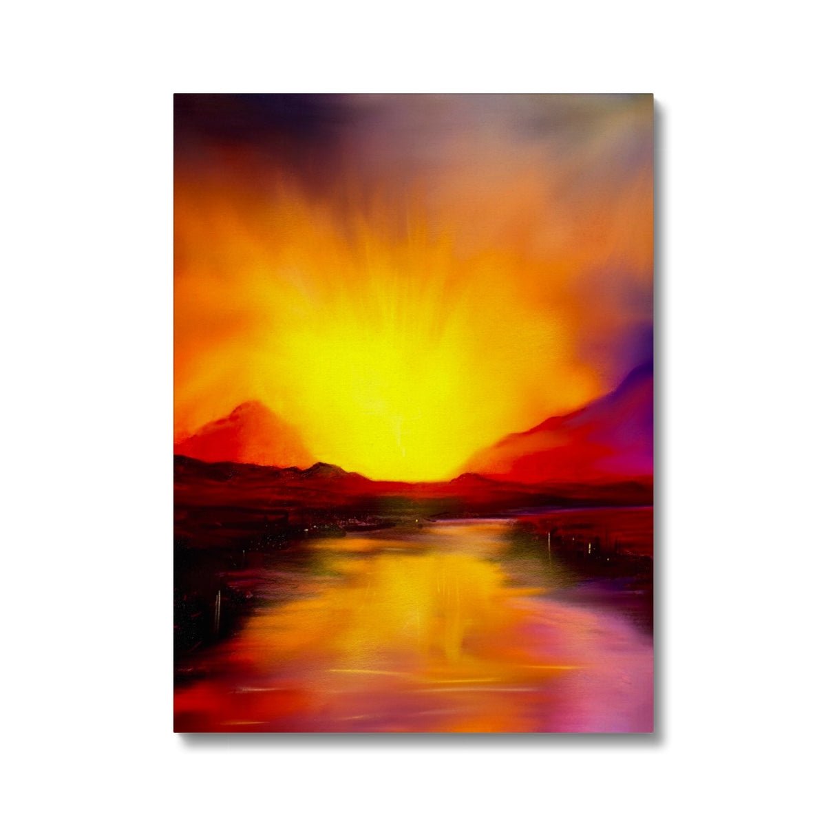 Skye Sunset Painting | Canvas From Scotland