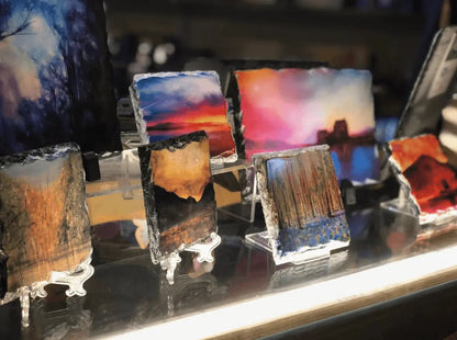 Slate Art Coasters-Scottish Artist Kevin Hunter