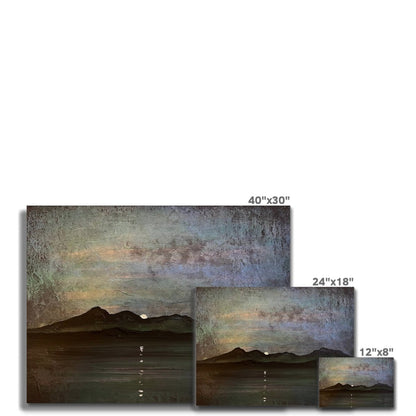 Sleeping Warrior Moonlight Arran Canvas