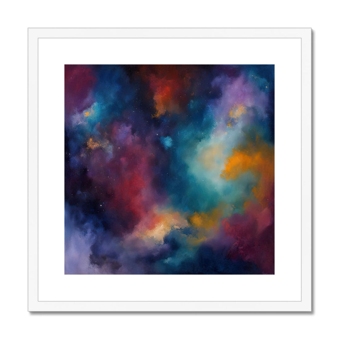 Solar Abstract Painting | Art By Koan | Framed &amp; Mounted Print