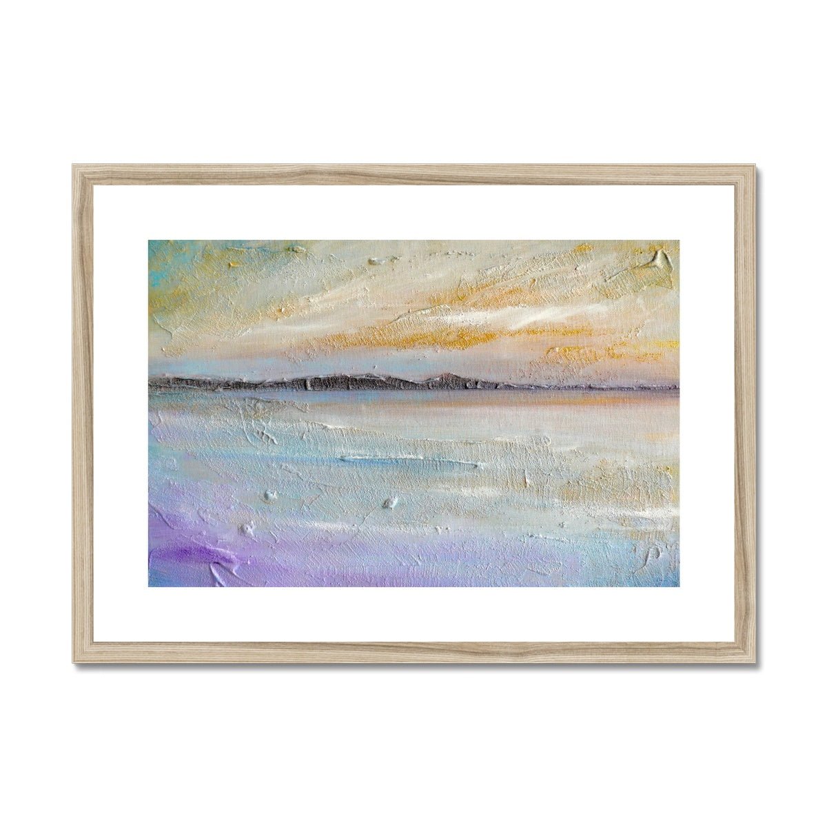 Sollas Beach North Uist Painting | Framed &amp; Mounted Prints From Scotland