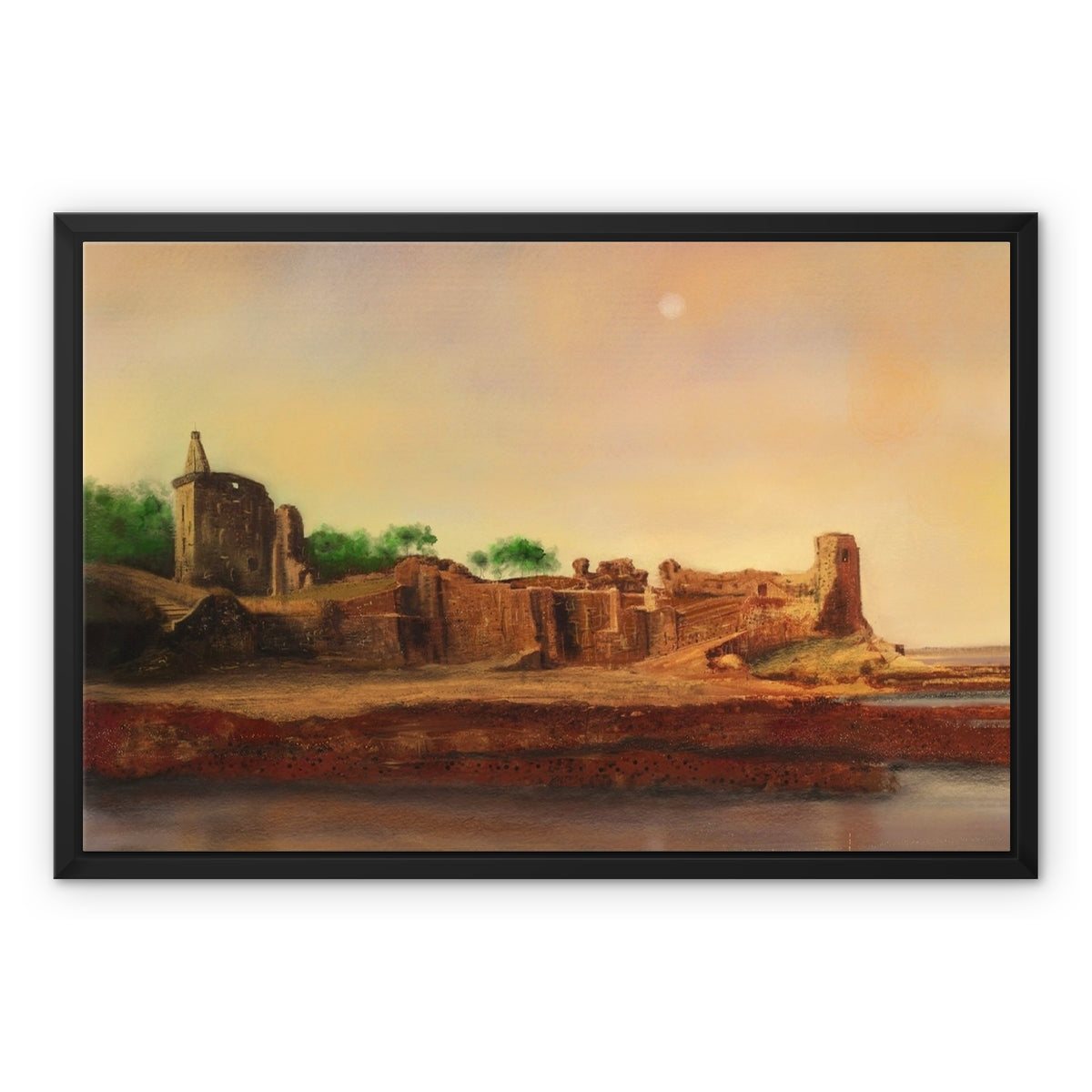 St Andrews Castle Painting | Framed Canvas From Scotland