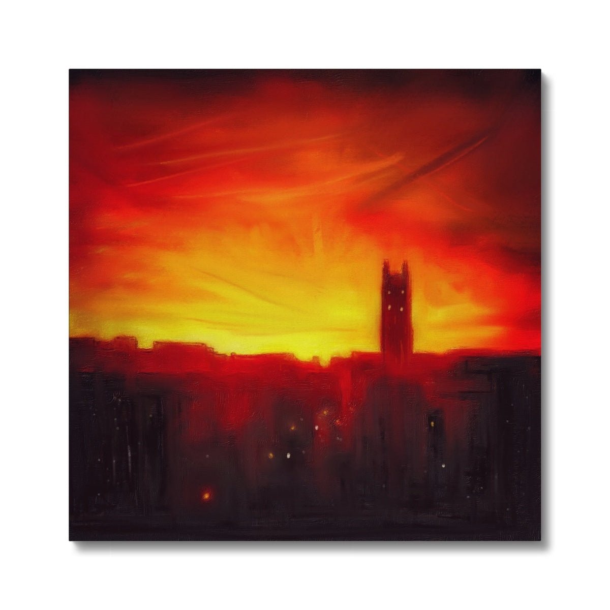 St Stephen's Church Sunset Canvas