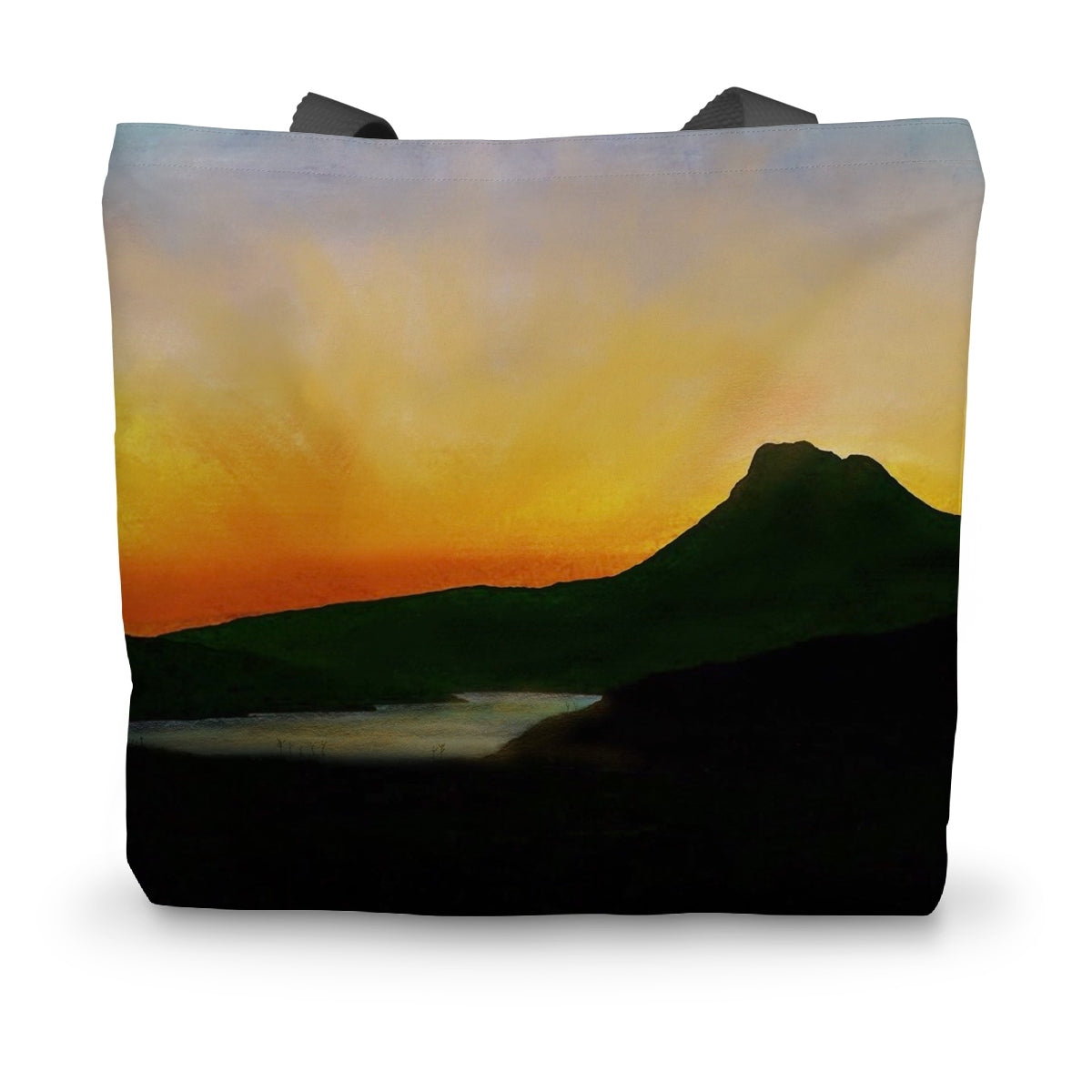 Stac Pollaidh Dusk Art Gifts Canvas Tote Bag