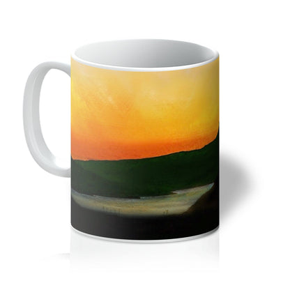 Stac Pollaidh Dusk Art Gifts Mug | Scottish Lochs &amp; Mountains Art Gallery | Paintings, Prints, Homeware and Art Gifts From Scotland By Scottish Artist Kevin Hunter