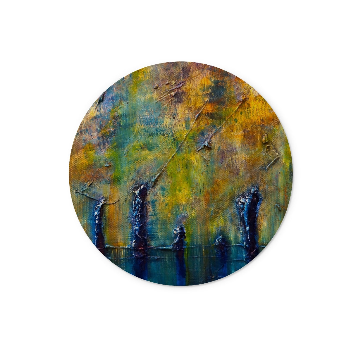 Stenness Moonlight Orkney Art Gifts Glass Chopping Board | Orkney Art Gallery | Paintings, Prints, Homeware and Art Gifts From Scotland By Scottish Artist Kevin Hunter