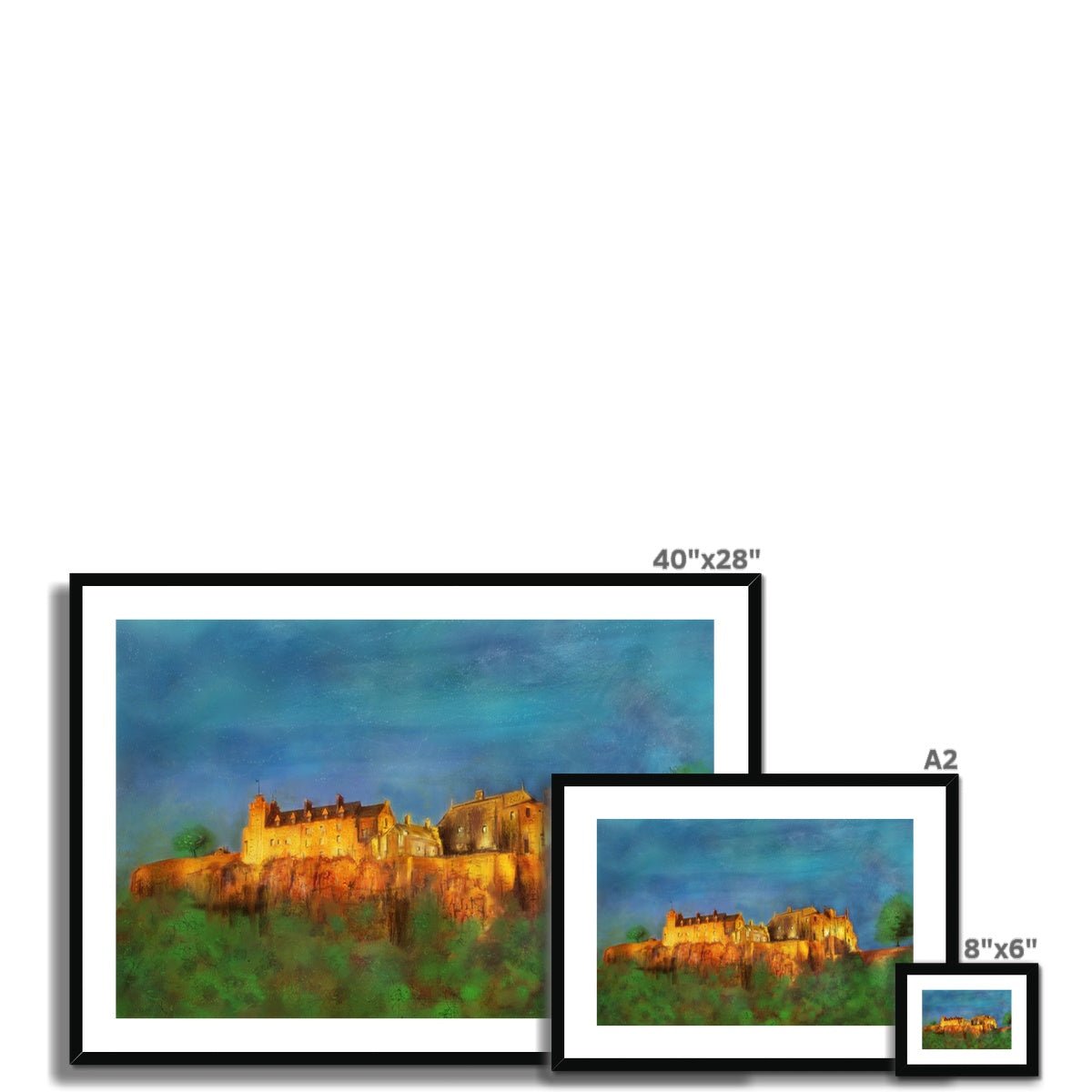 Stirling Castle Painting | Framed & Mounted Prints From Scotland