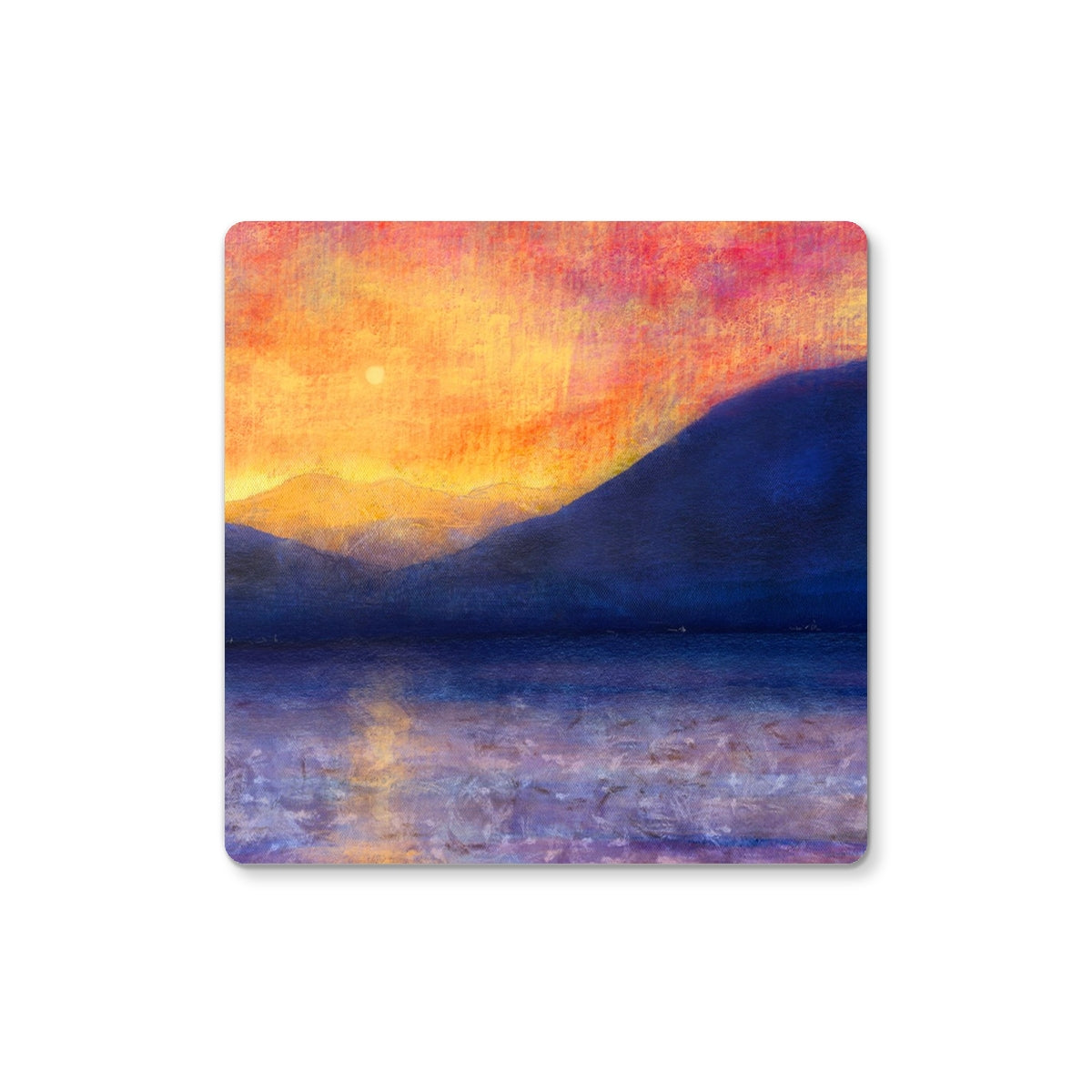 Sunset Approaching Mull Art Gifts Coaster