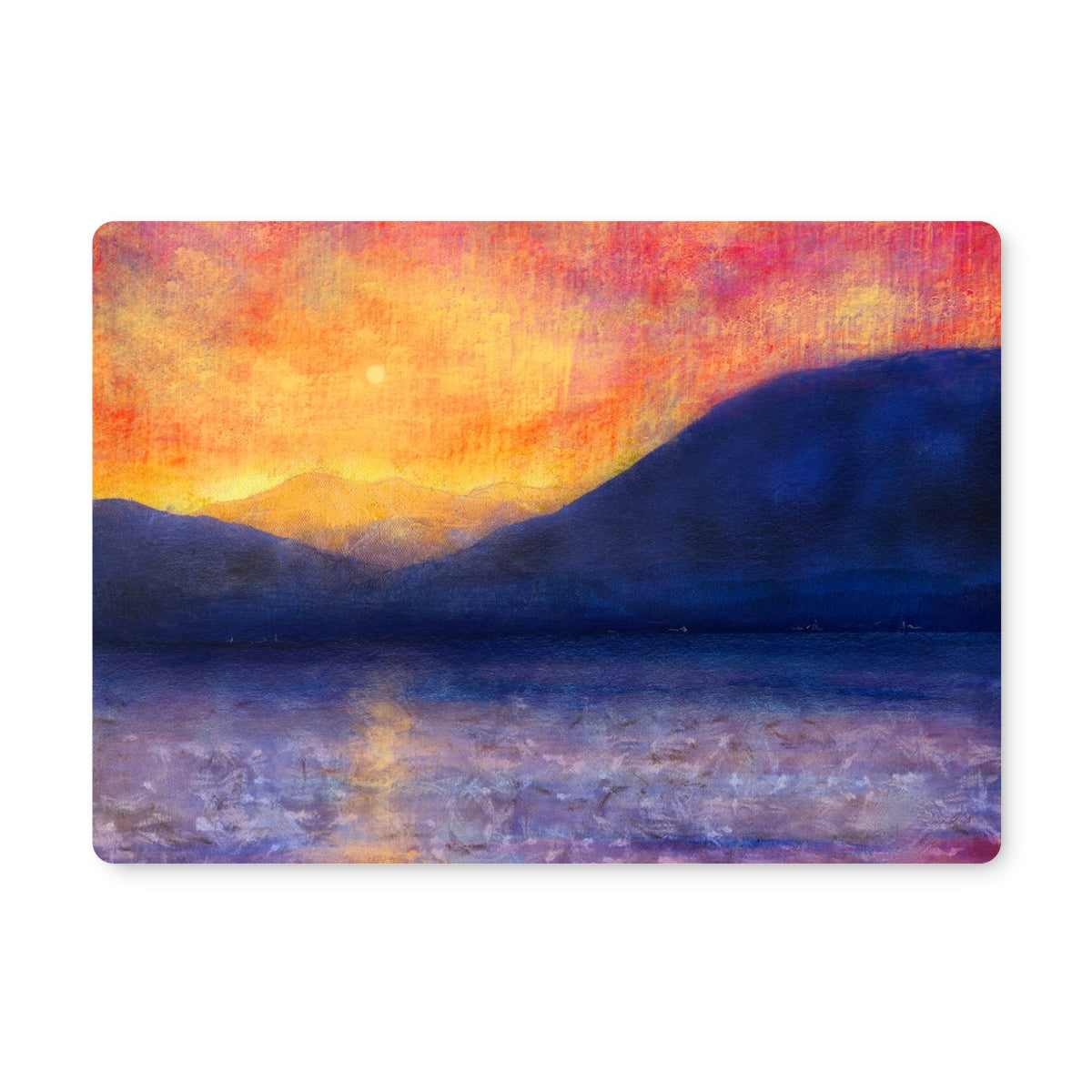 Sunset Approaching Mull | Scottish Art Gifts | Placemat