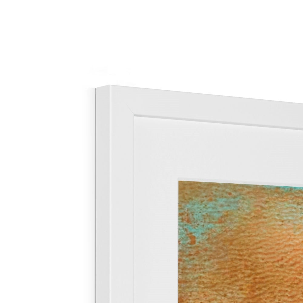 Sunset Horizon Abstract Painting | Framed &amp; Mounted Prints From Scotland