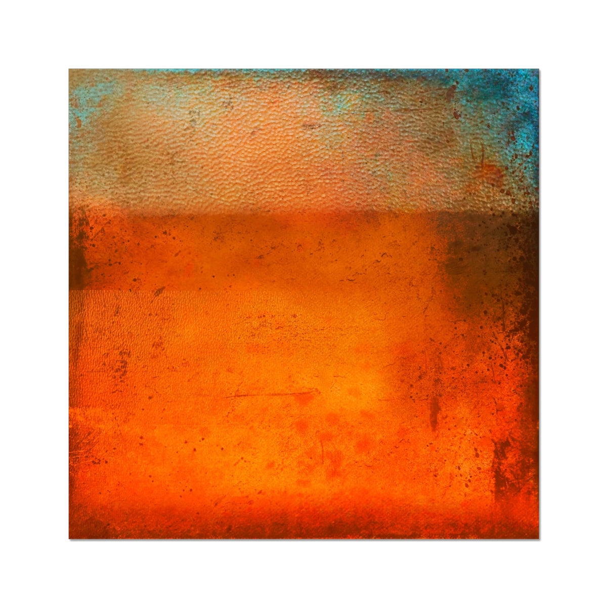 Sunset Horizon Abstract Painting | Artist Proof Collector Prints From Scotland