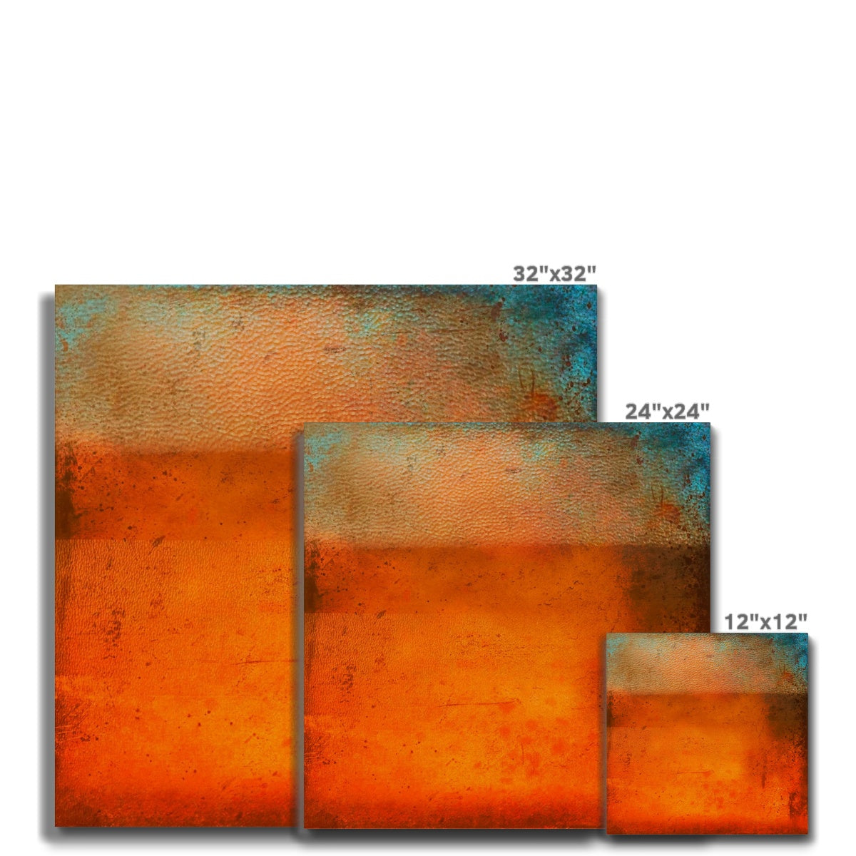 Sunset Horizon Abstract Painting | Canvas From Scotland