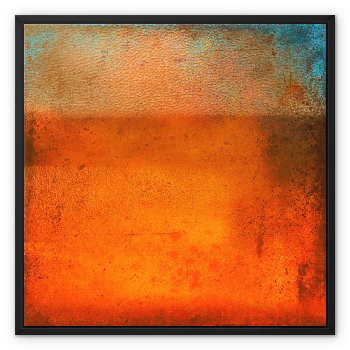 Sunset Horizon Abstract Painting | Framed Canvas Prints From Scotland