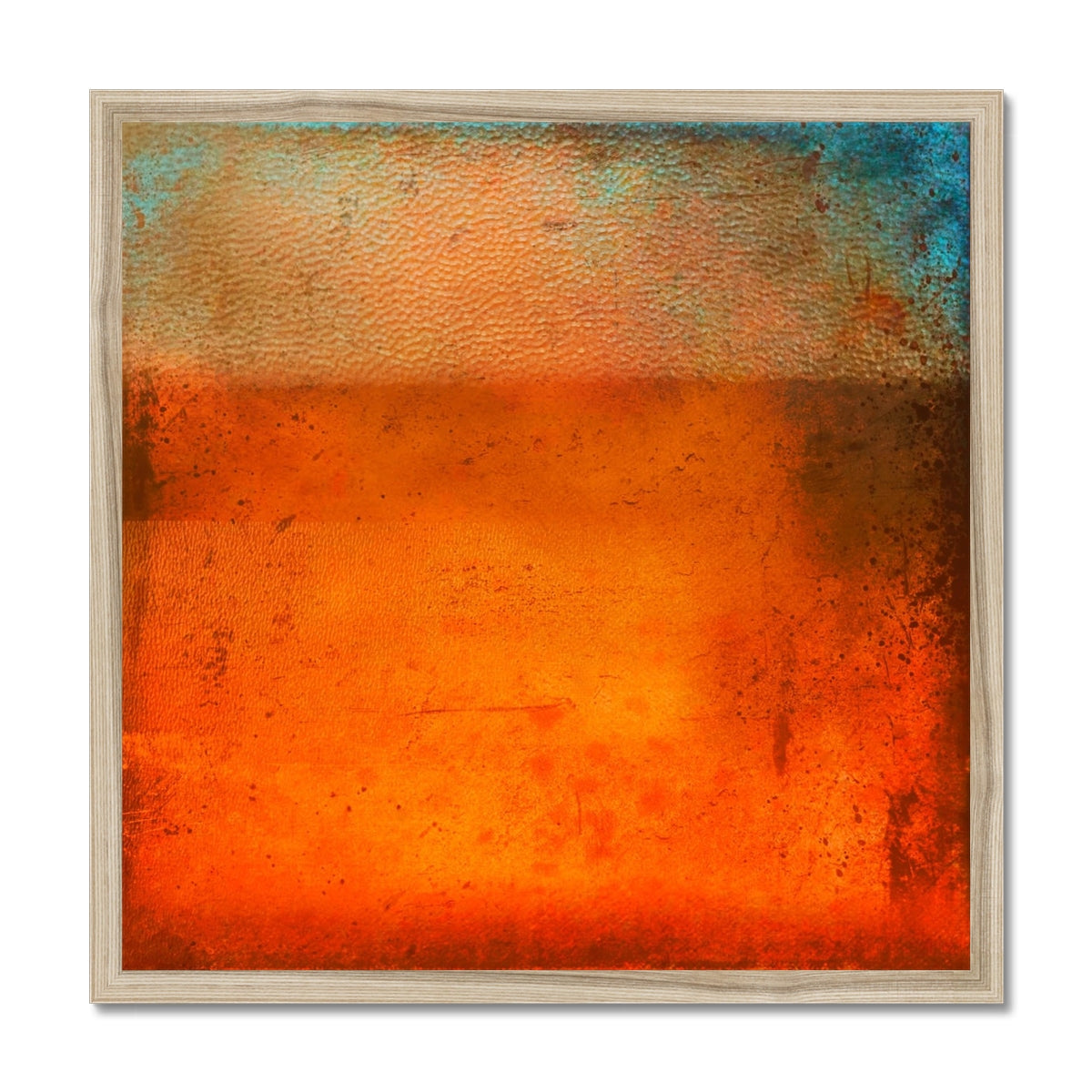 Sunset Horizon Abstract Painting | Framed Prints From Scotland