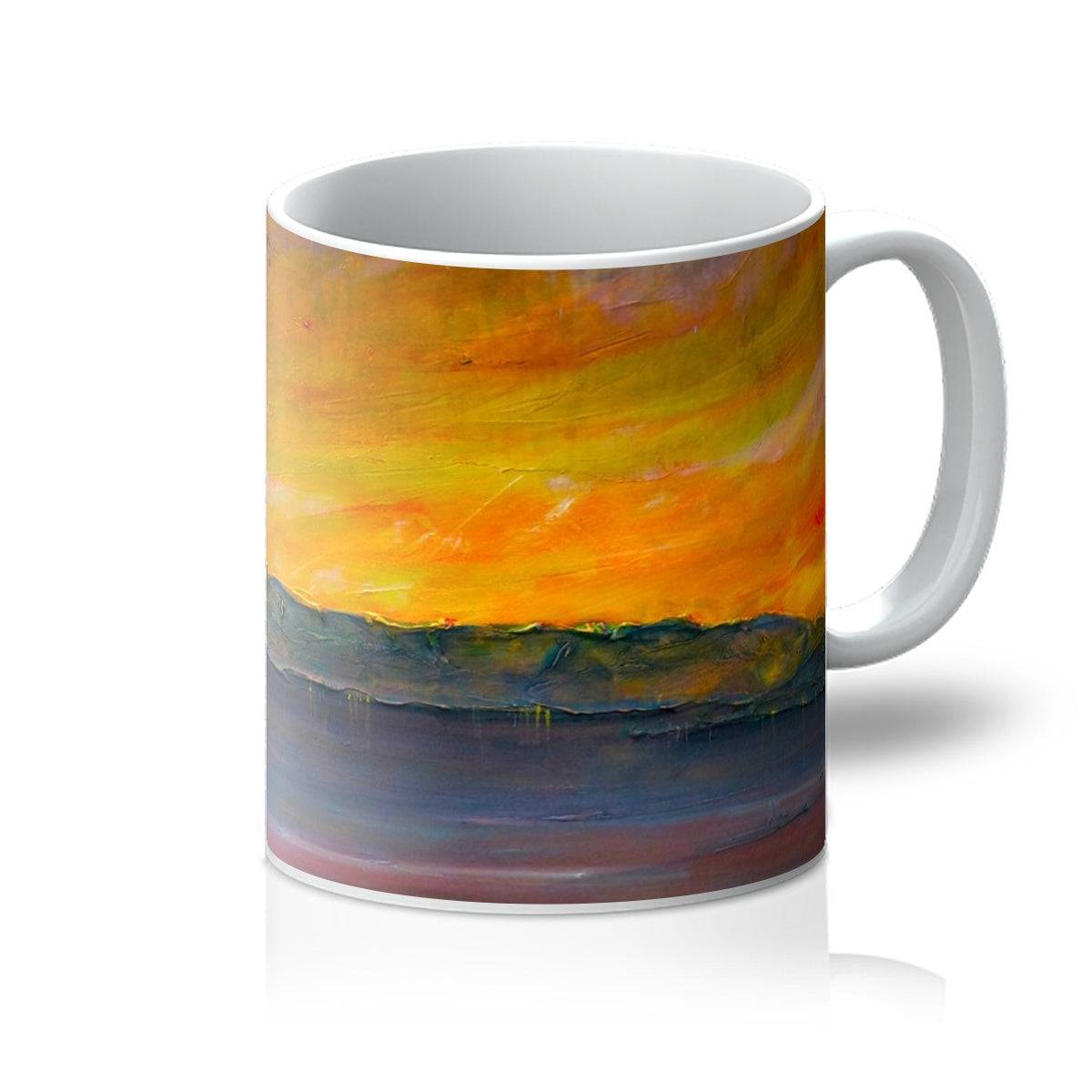 Sunset Over Gourock Art Gifts Mug