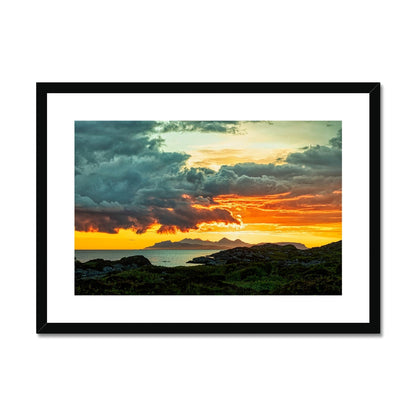 Sunset Over Skye From Ardtoe Scottish Landscape Photography | Framed &amp; Mounted Prints From Scotland