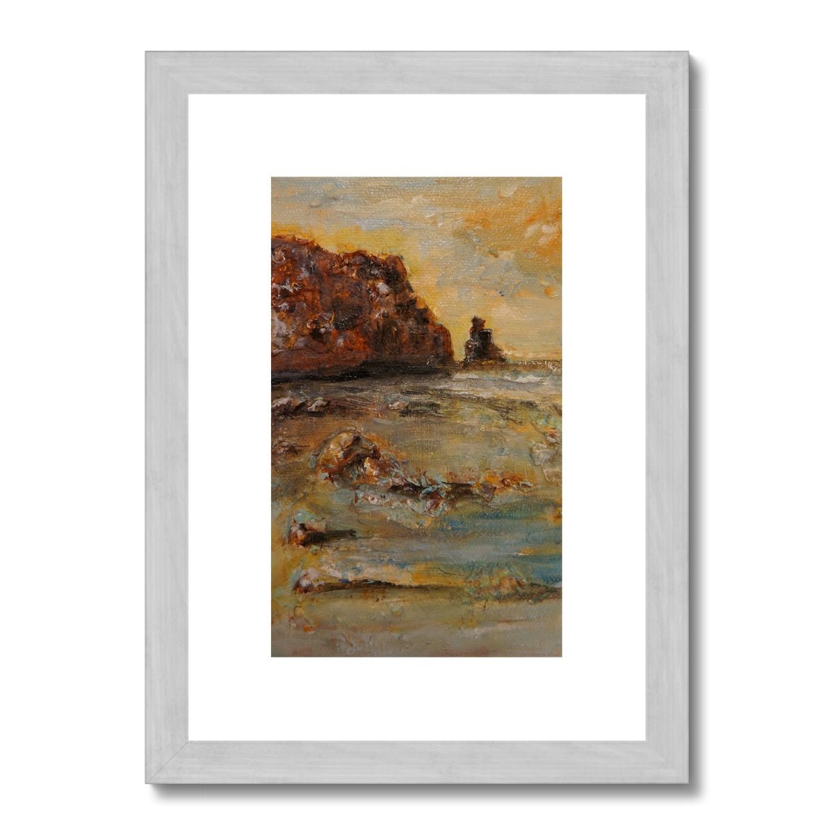 Talisker Bay Skye Painting | Antique Framed & Mounted Prints From Scotland